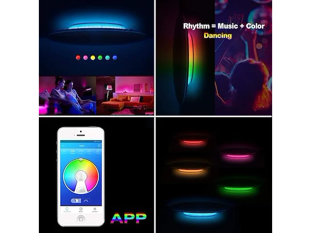 36w muziek led plafondlamp - afbeelding 4 van  4