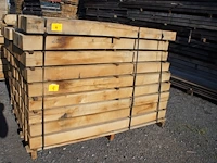 36x eiken paal met diamantkop
