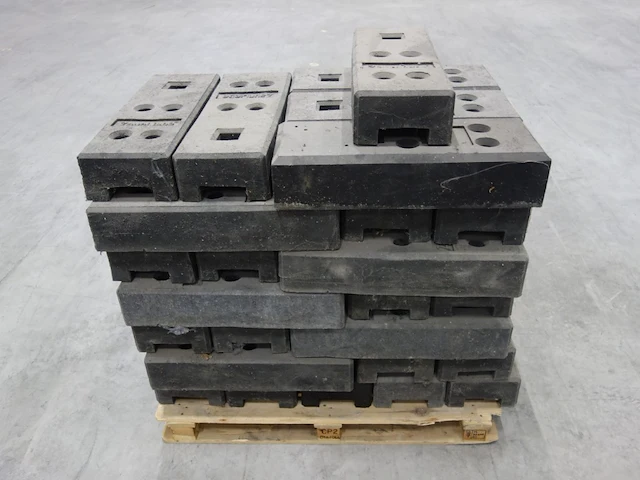 36x kunstof voet voor bouwhek - afbeelding 1 van  2
