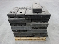 36x kunstof voet voor bouwhek - afbeelding 1 van  2