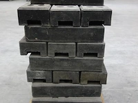 36x kunstof voet voor bouwhek - afbeelding 2 van  2