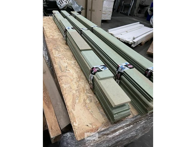±36x mdf groene deurlijsten - afbeelding 3 van  3