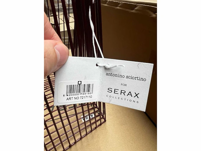 36x serax (designer antonino sciortino) - draadvaas - crockery - afbeelding 5 van  8