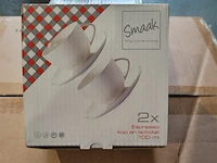 36x set van 2 espresso kop en schotel - 100 ml - porselein - afbeelding 4 van  5
