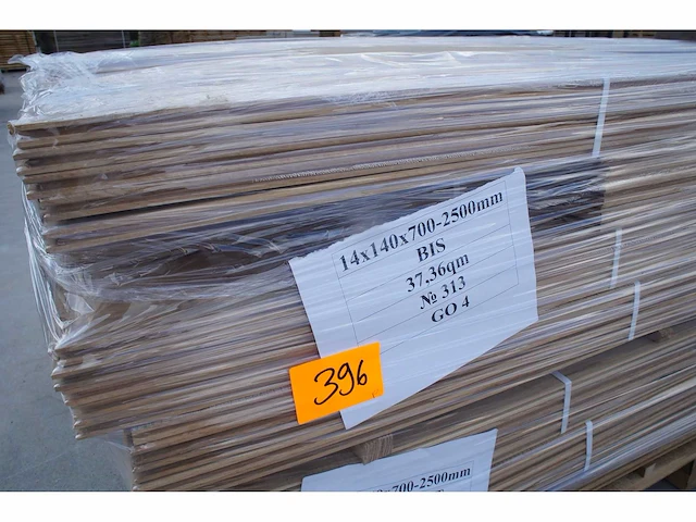 37,36 m² massief eiken parket 15mm - afbeelding 4 van  7