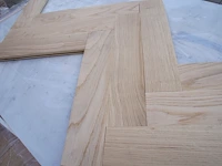37,80 m² massief eiken visgraatparket 16mm - afbeelding 2 van  13
