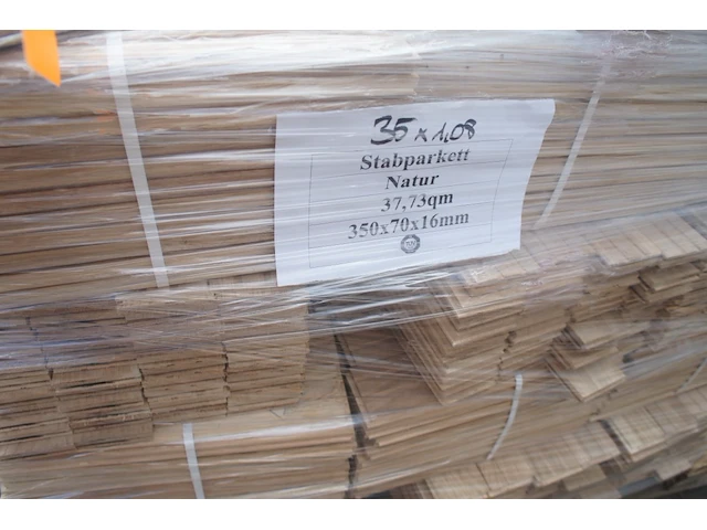 37,80 m² massief eiken visgraatparket 16mm - afbeelding 6 van  13