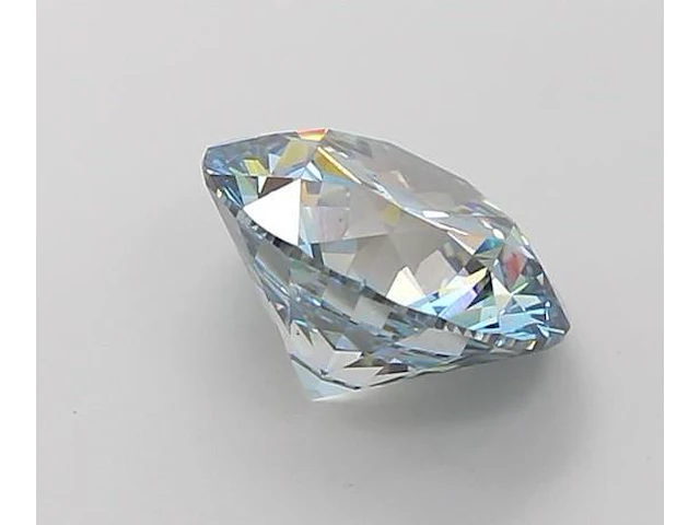 3.78ct fancy intense blue vs2 with igi certificate - afbeelding 3 van  4