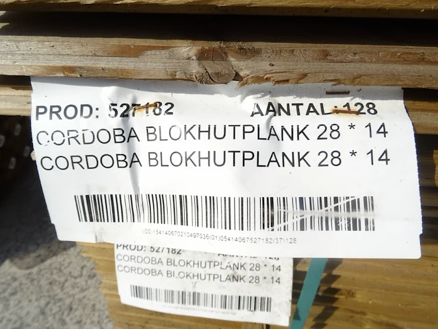384x cordoba blokhutplank - afbeelding 5 van  5