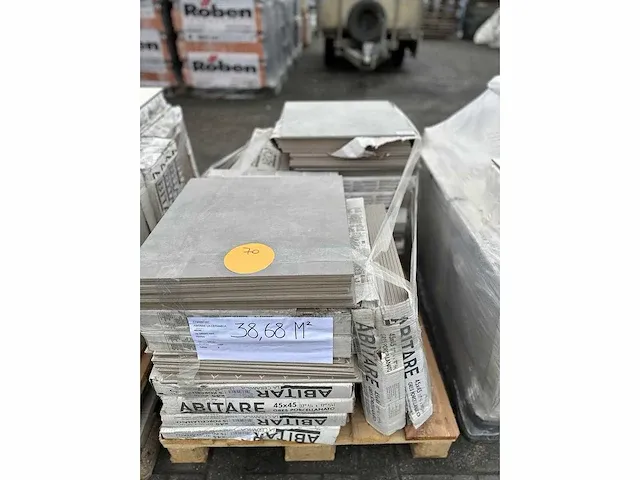 38,68 m² la ceramica te grigio nat 45x45 - afbeelding 3 van  3