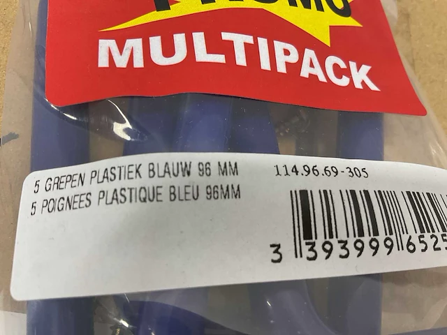 395 x 5 blauwe deurgrepen - afbeelding 2 van  4