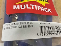 395 x 5 blauwe deurgrepen - afbeelding 2 van  4