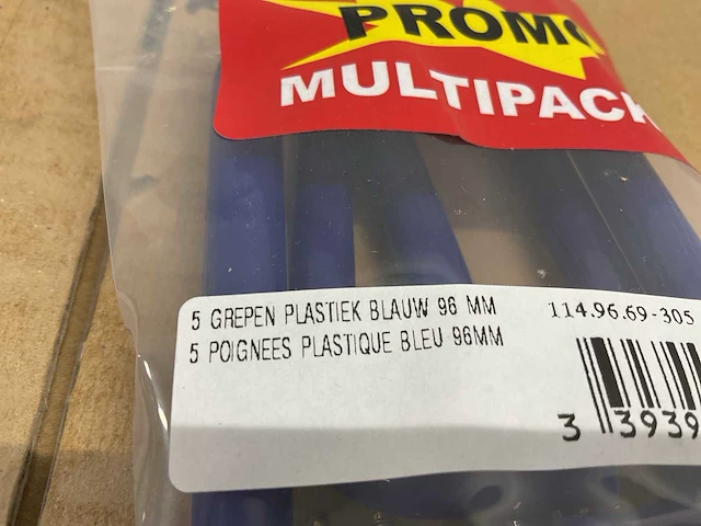 395 x 5 blauwe deurgrepen - afbeelding 2 van  4
