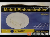 398 stuks s-light metalen inbouwspot 855071 gu4 35w wit - afbeelding 8 van  15