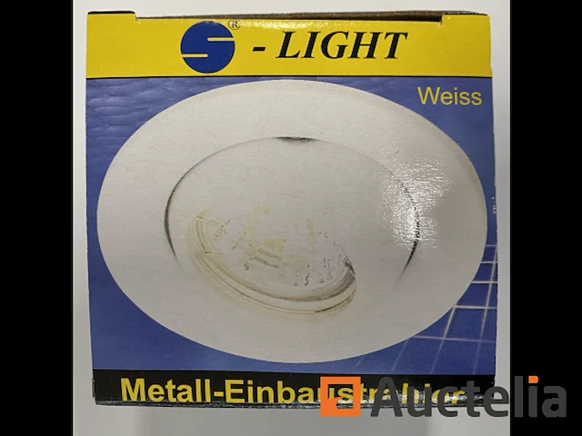 398 stuks s-light metalen inbouwspot 855071 gu4 35w wit - afbeelding 11 van  15