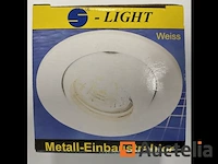 398 stuks s-light metalen inbouwspot 855071 gu4 35w wit - afbeelding 11 van  15
