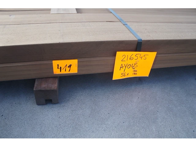 39,80 lm ayous geschaafd 56mm - afbeelding 2 van  5