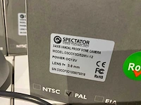 39x spectator 3 axis vandal proof dome camera, model d3odf3d/52mv-12 - afbeelding 3 van  3