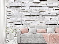 3d baksteen fotobehang 274 x 254 cm - afbeelding 3 van  3