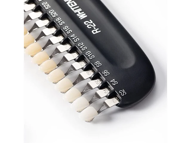 3d professionele r-22 kliniek salon tanden whitening schaduw gids - afbeelding 4 van  4