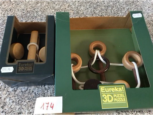 3d puzzel 2stuks - afbeelding 1 van  4