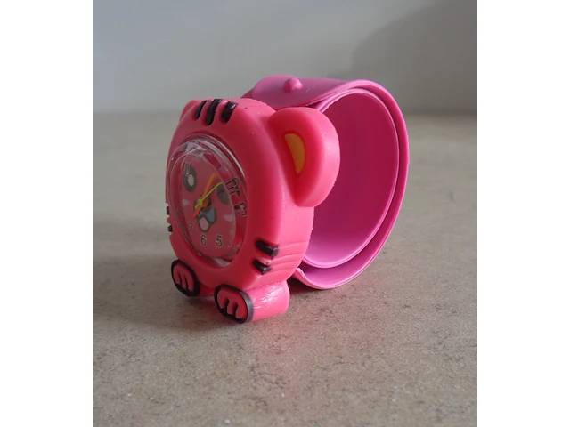 3d uurwerk leeuw roze - afbeelding 4 van  7