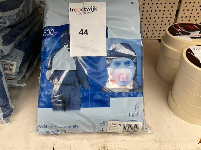 3m. 4530. type 5/6,3xl. beschermende overal. (5x) - afbeelding 1 van  2