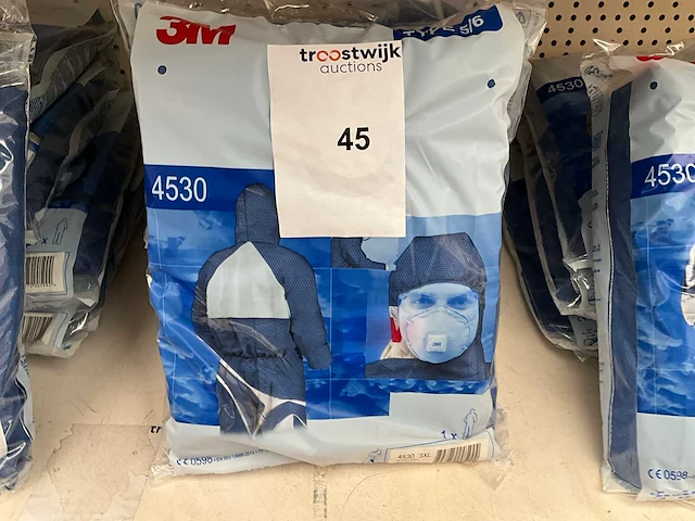 3m. 4530. type 5/6,3xl. beschermende overal. (5x) - afbeelding 1 van  2