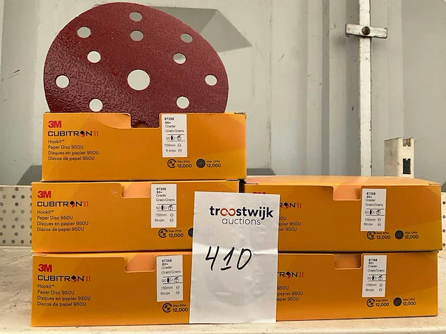 3m. hookit 950u. 87268 grano. schuurdisc. (250x) - afbeelding 1 van  2