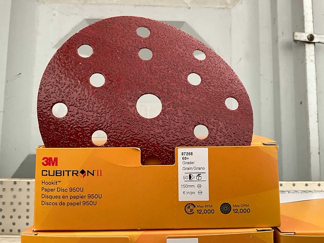 3m. hookit 950u. 87268 grano. schuurdisc. (250x) - afbeelding 2 van  2
