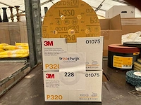 3m hookit. p 320. schuurpapier,kleefdisc,100 stuks. (2x) - afbeelding 1 van  1