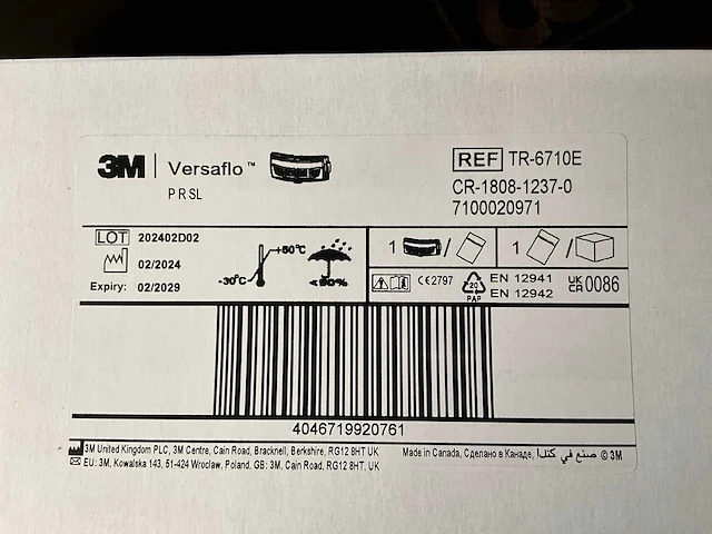 3m. versaflo. tr-6710e deeltjesfilter. (5x) - afbeelding 3 van  3