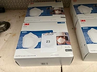 3m.ffp2.ademhalingsmaskers met ventiel,40 stuks. - afbeelding 1 van  2