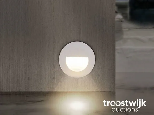 3w cob led waterdicht inbouw muur & trap verlichting zand wit - afbeelding 1 van  5