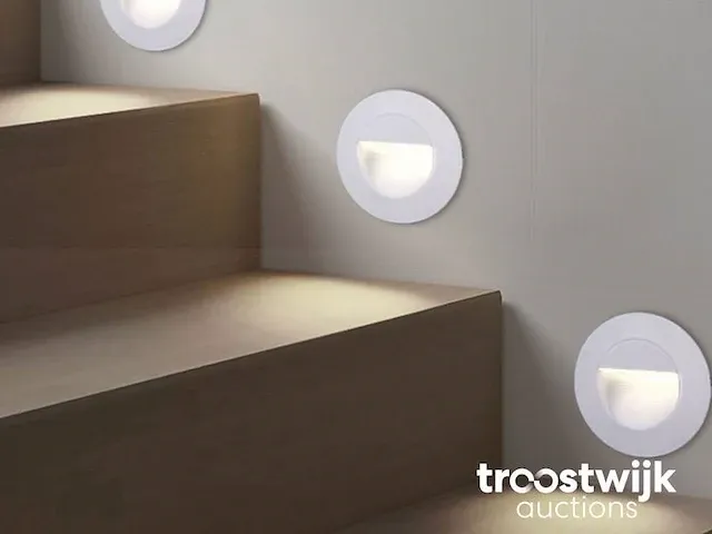 3w cob led waterdicht inbouw muur & trap verlichting zand wit - afbeelding 3 van  5
