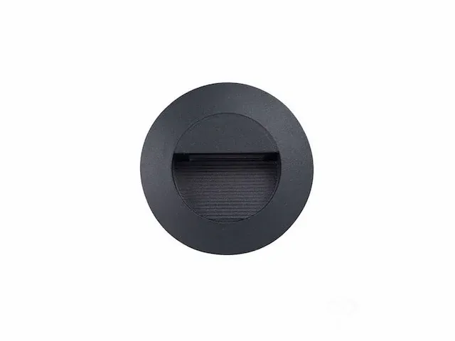 3w cob led waterdicht inbouw muur & trap verlichting zand zwart - afbeelding 2 van  5