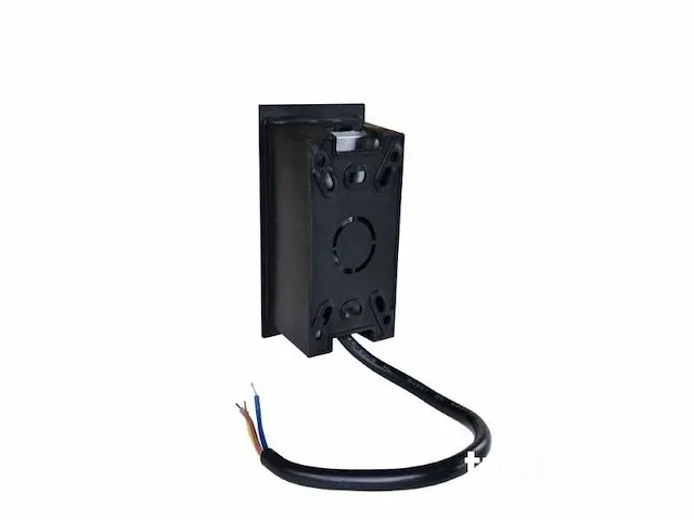 3w cob led waterdicht inbouw muur & trap verlichting zand zwart - afbeelding 4 van  5
