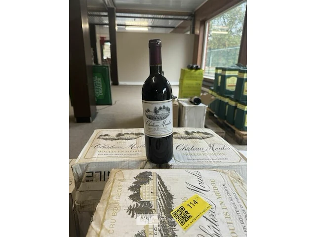 3x 1 doos chateau moulis 1996 - afbeelding 2 van  3