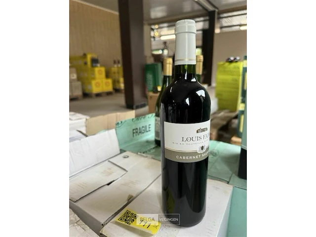 3x 1 doos louis fabre cabernet sauvignon 2008 - afbeelding 1 van  4