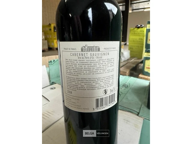3x 1 doos louis fabre cabernet sauvignon 2008 - afbeelding 3 van  4