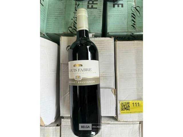 3x 1 doos louis fabre cabernet sauvignon 2008 - afbeelding 4 van  4