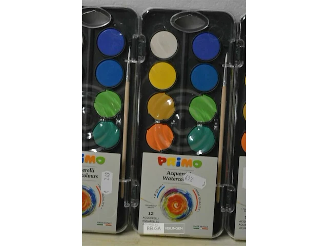 3x 12 kleuren waterverf primo - afbeelding 2 van  3
