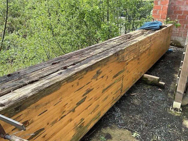 3x 13,6m grenen dakspanten - afbeelding 2 van  5