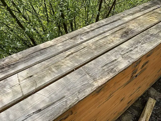 3x 13,6m grenen dakspanten - afbeelding 4 van  5
