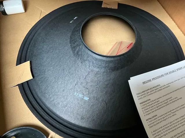3x 15" subwoofer cones beyma gt200 - afbeelding 3 van  5