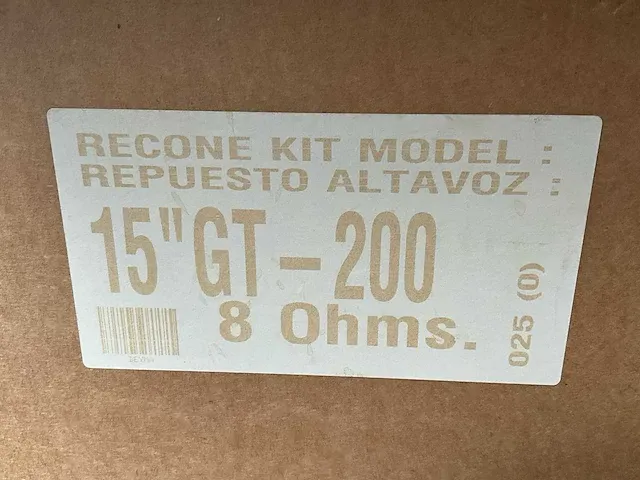 3x 15" subwoofer cones beyma gt200 - afbeelding 4 van  5