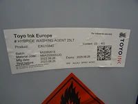 3x 25l hybride washing agent toyo ink europe - afbeelding 1 van  2