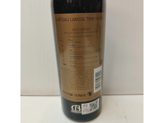 3x 37,5cl château larose-trintaudon - afbeelding 2 van  6