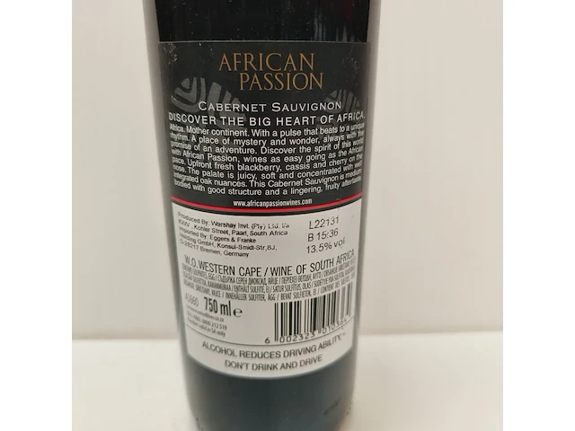 3x 75cl african passion - afbeelding 4 van  4