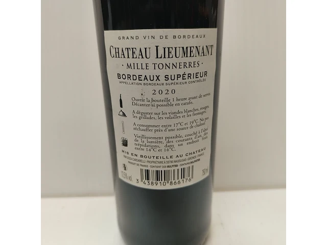 3x 75cl château lieumenant - afbeelding 4 van  4